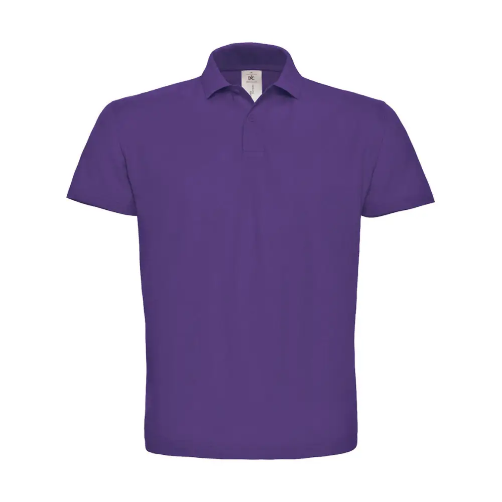 B&C ID.001 Piqué Polo Shirt - Purple / XS