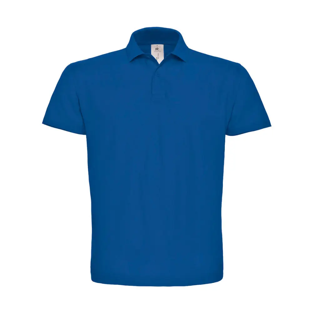 B&C ID.001 Piqué Polo Shirt - Royal Blue / XS
