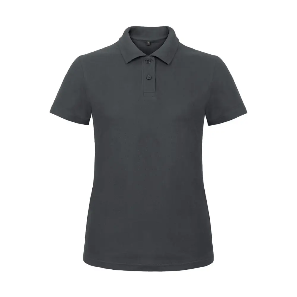 B&C ID.001/women Piqué Polo Shirt - Anthracite / XS