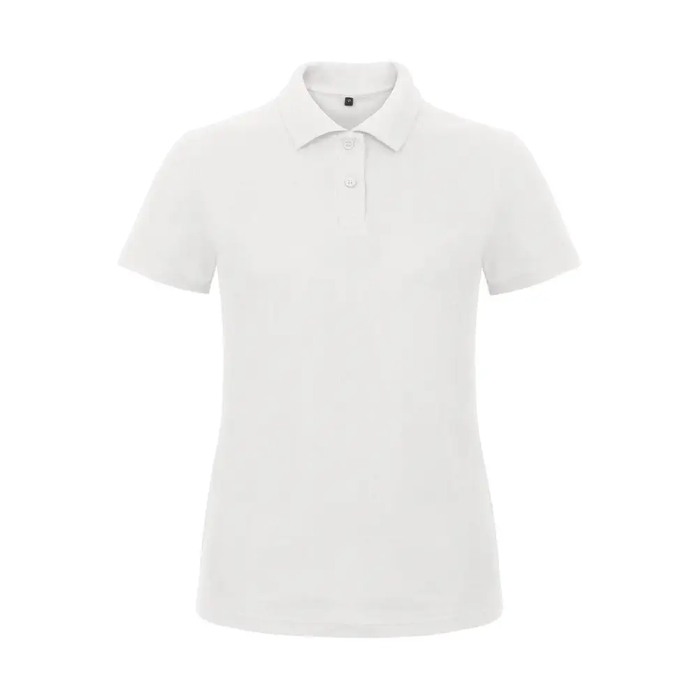B&C ID.001/women Piqué Polo Shirt - White / XS