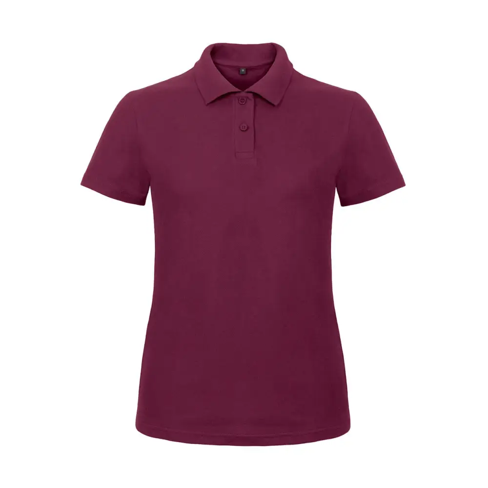 B&C ID.001/women Piqué Polo Shirt - Wine / XS