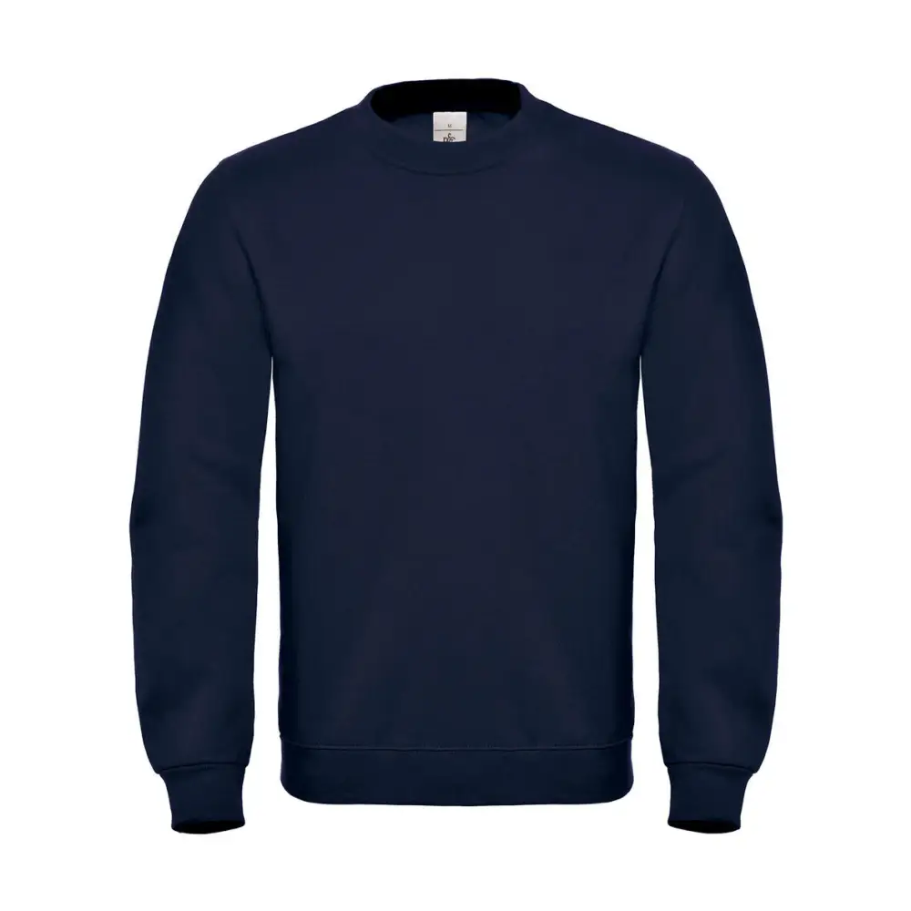 B&C ID.002 Cotton Rich Sweatshirt - Navy / XS