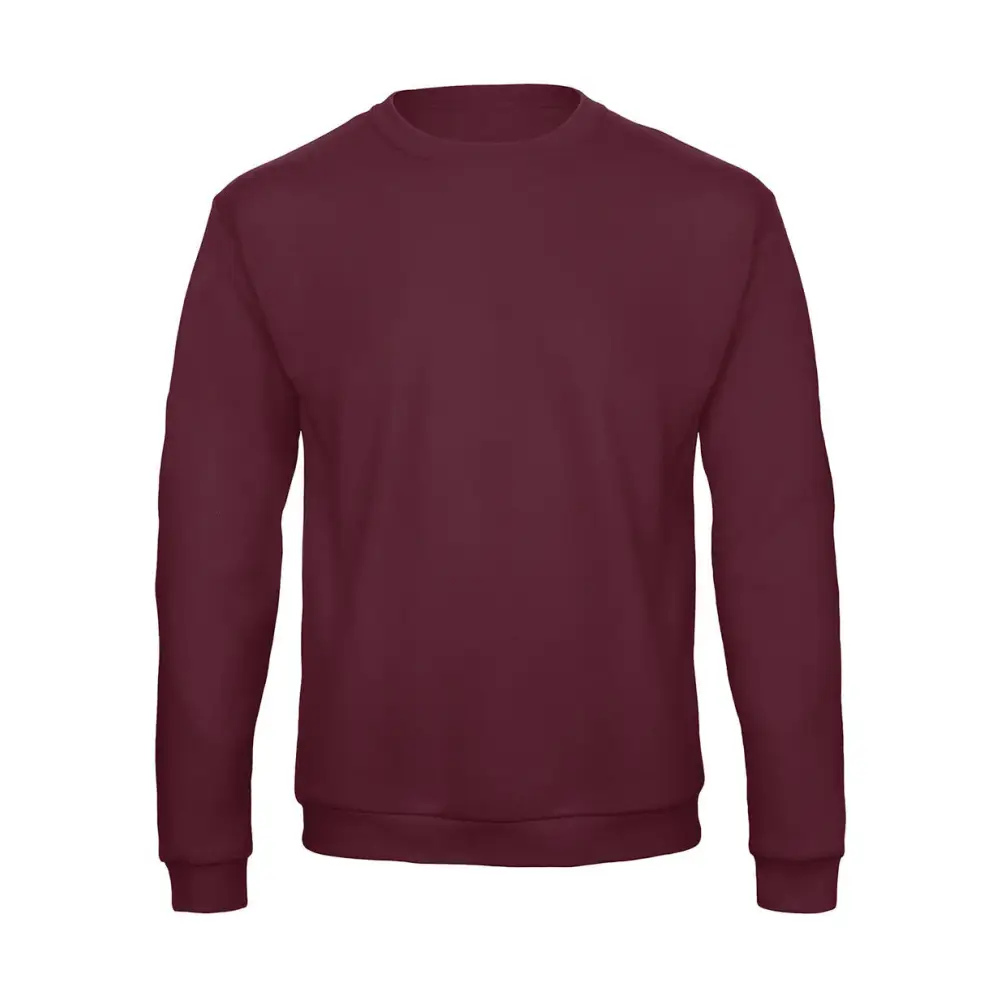 B&C ID.202 50/50 Sweatshirt Unisex - Burgundy / XS
