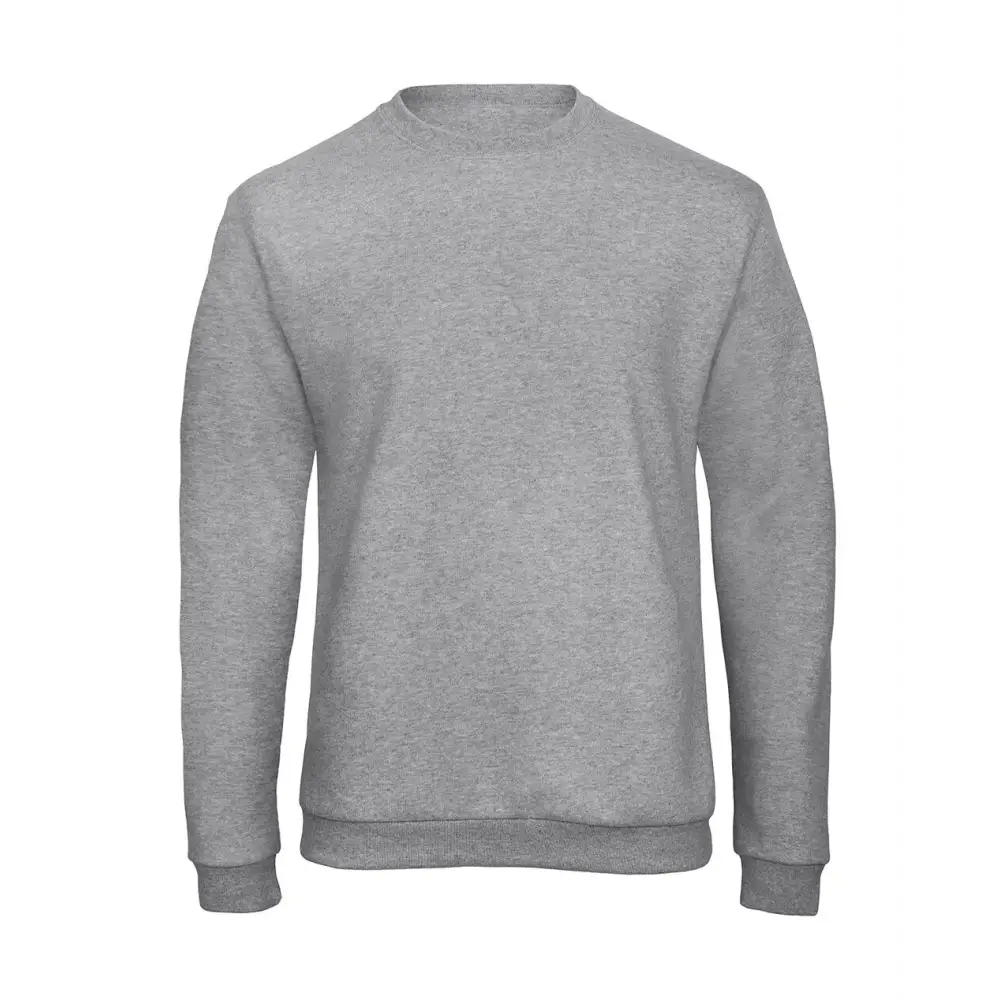 B&C ID.202 50/50 Sweatshirt Unisex - Heather Grey / XS
