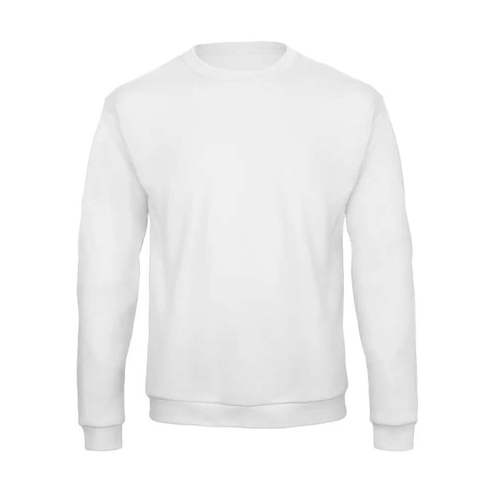 B&C ID.202 50/50 Sweatshirt Unisex - White / XS