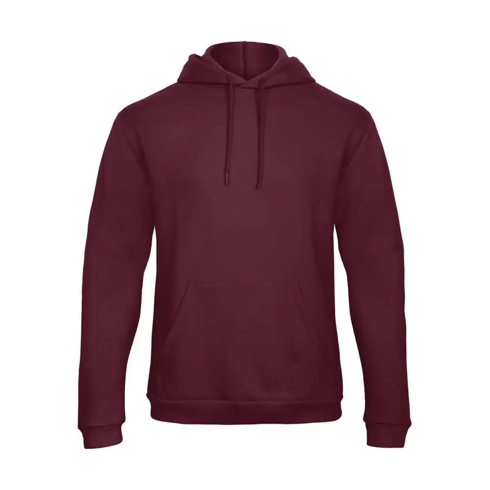 B&C ID.203 50/50 Hooded Sweatshirt Unisex - Burgundy / XS