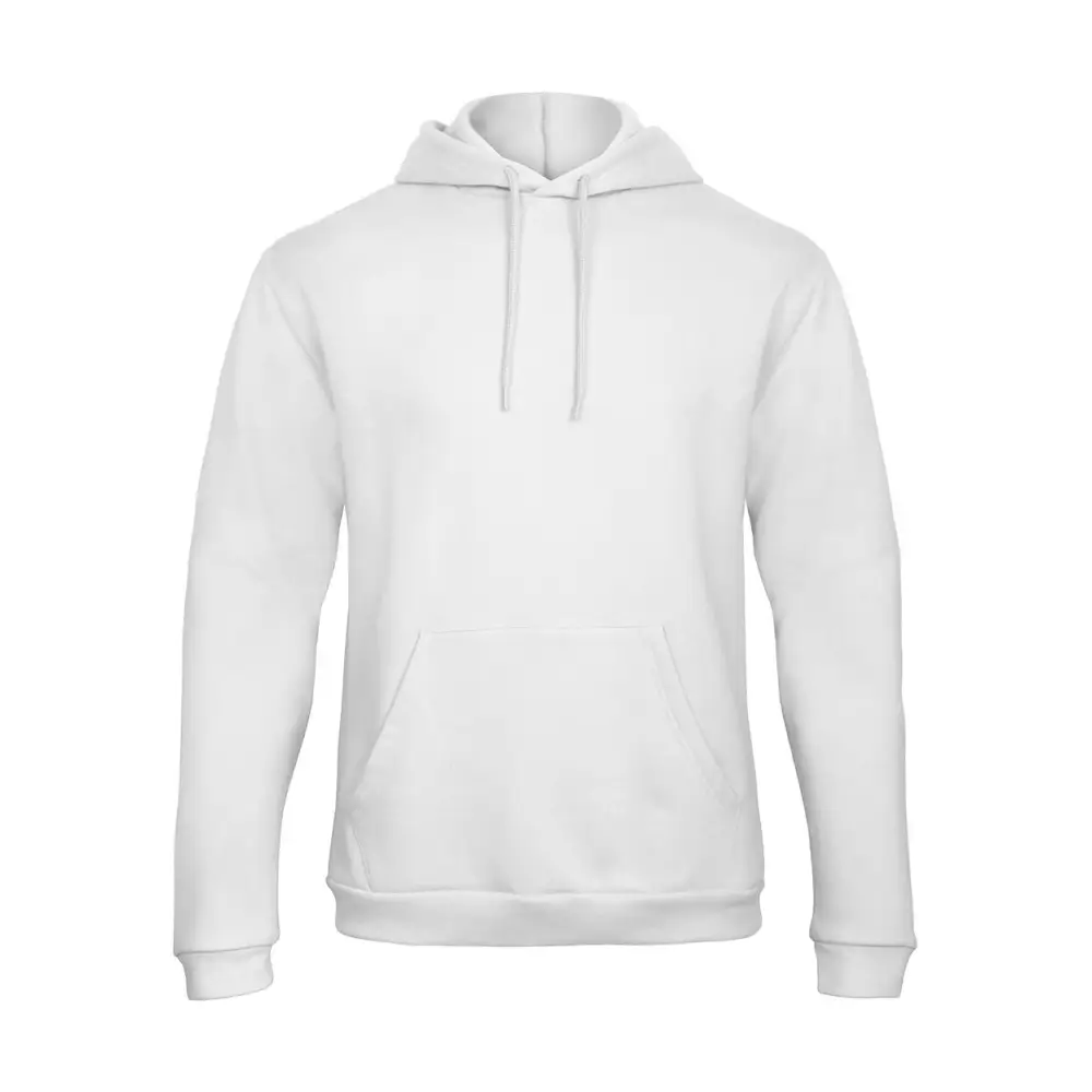 B&C ID.203 50/50 Hooded Sweatshirt Unisex - White / XS