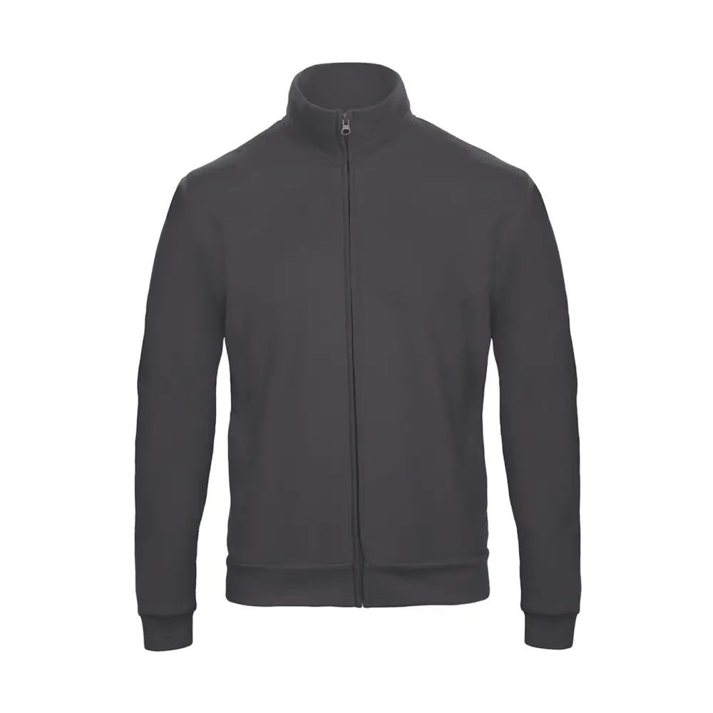 B&C ID.206 50/50 Full Zip Sweat Unisex - Anthracite / XS