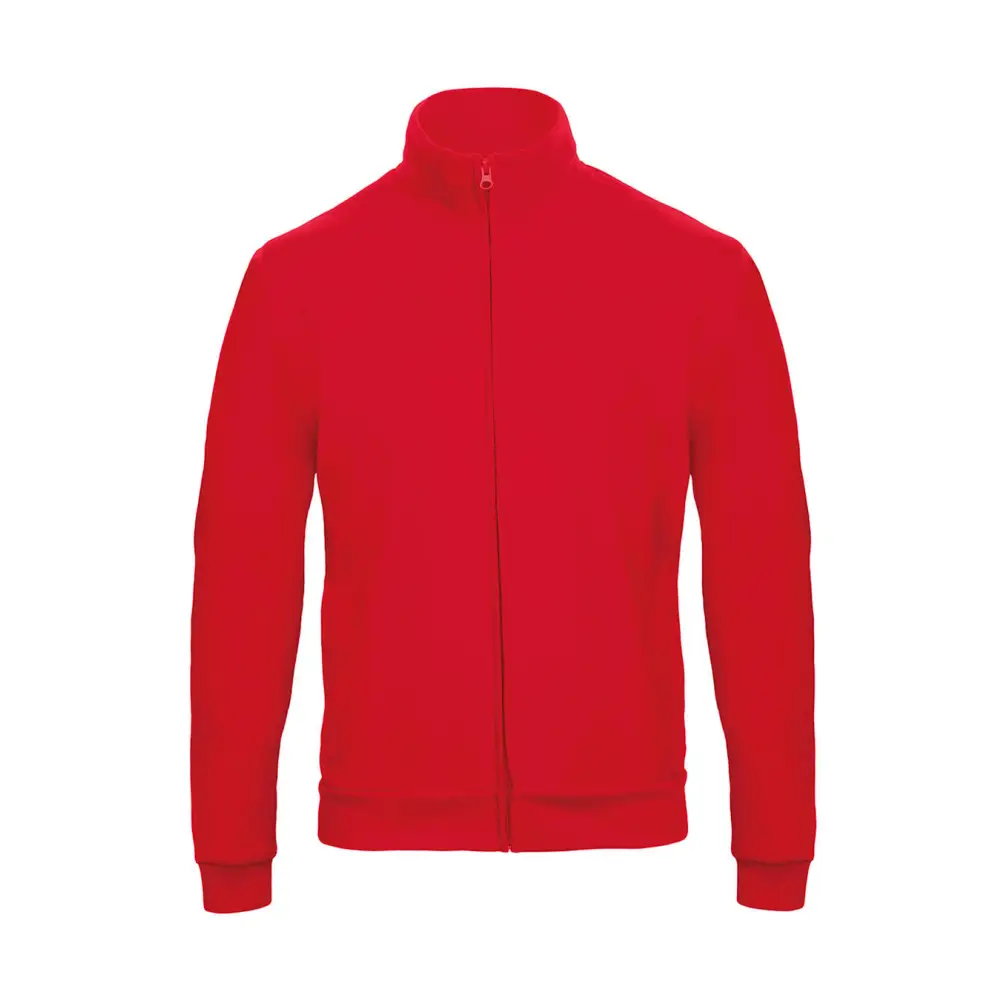 B&C ID.206 50/50 Full Zip Sweat Unisex - Red / XS