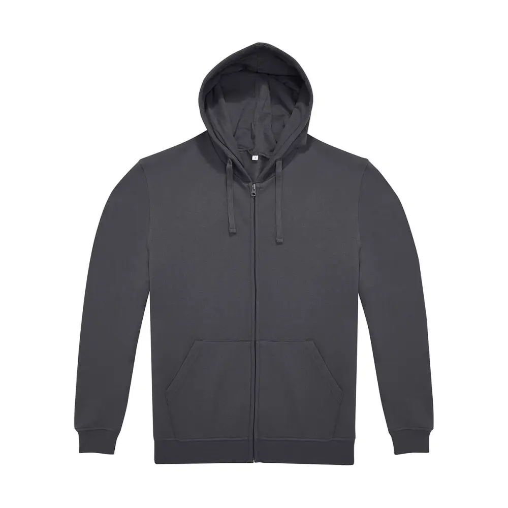 B&C ID.224 Zip Hood - Dark grey / XS