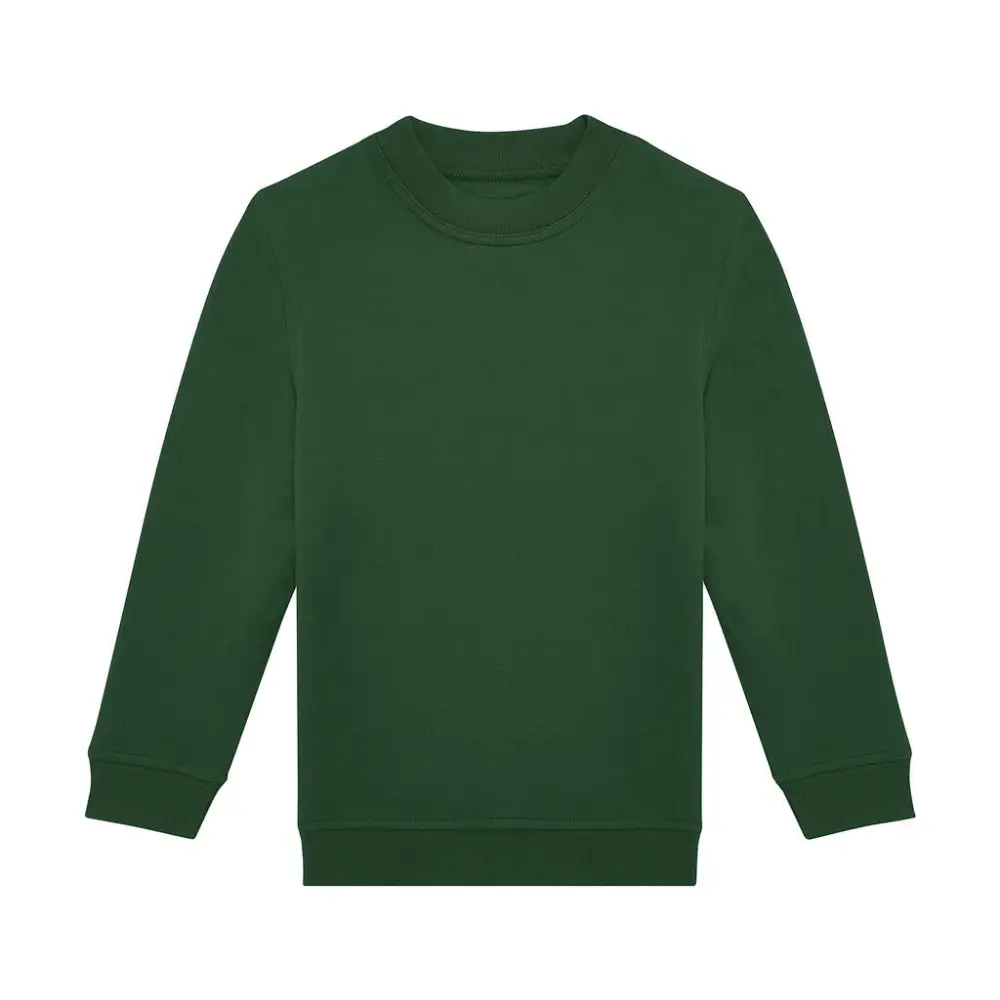 B&C ID.332 Crew /kids - Bottle Green / 3/4 (98/104)