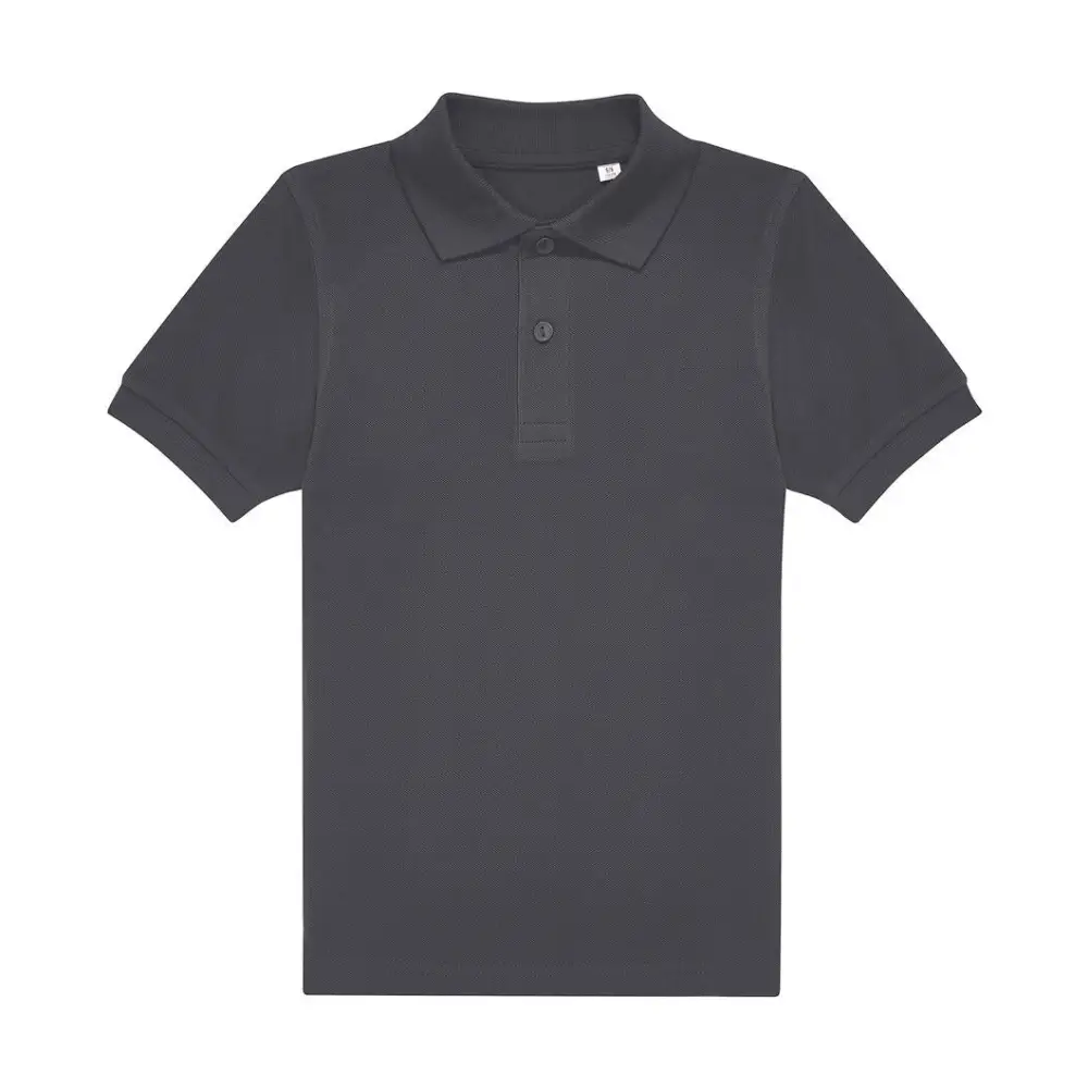 B&C MY POLO 180 /kids - Dark grey / 5/6 (110/116)