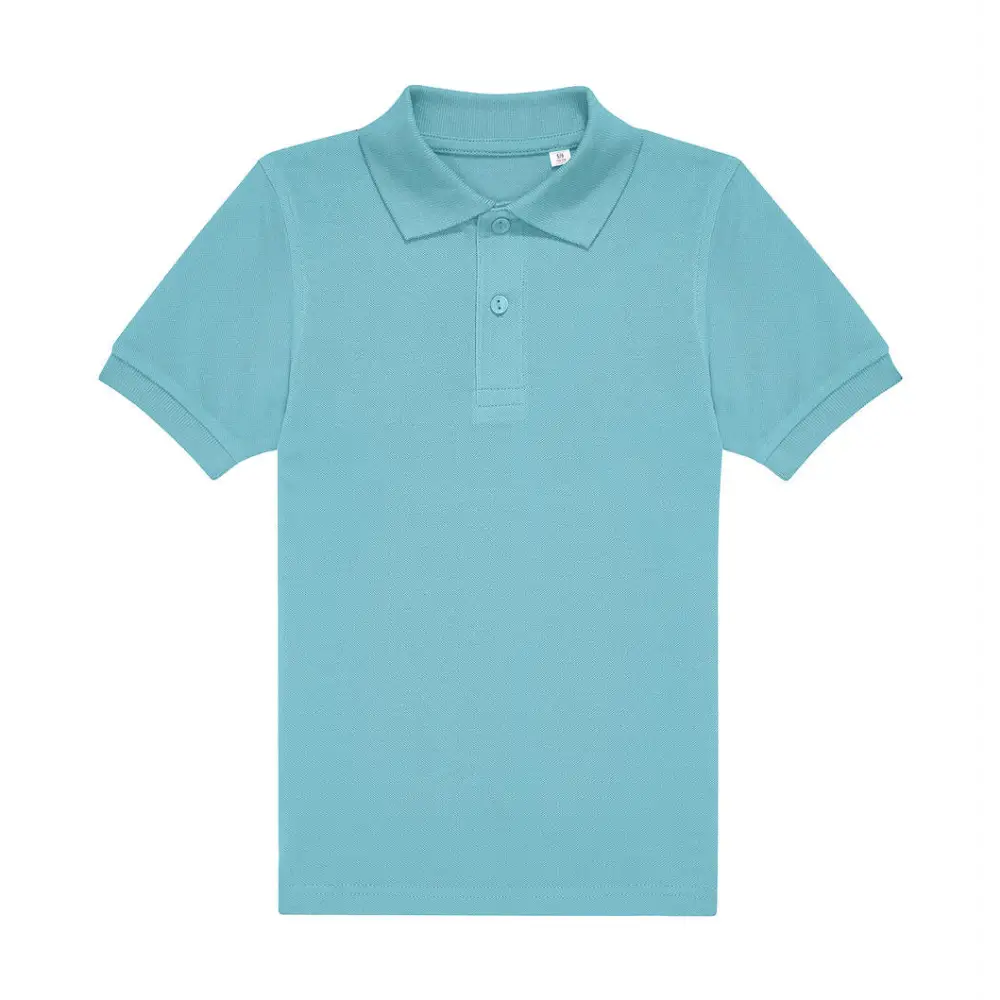 B&C MY POLO 180 /kids - Meta Turquoise / 5/6 (110/116)