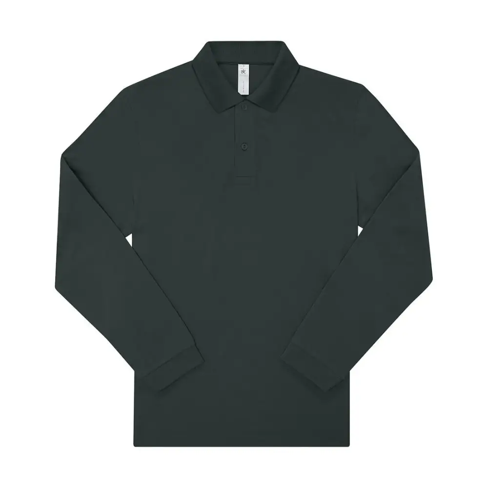 B&C My Polo 180 LSL - Dark Forest / S
