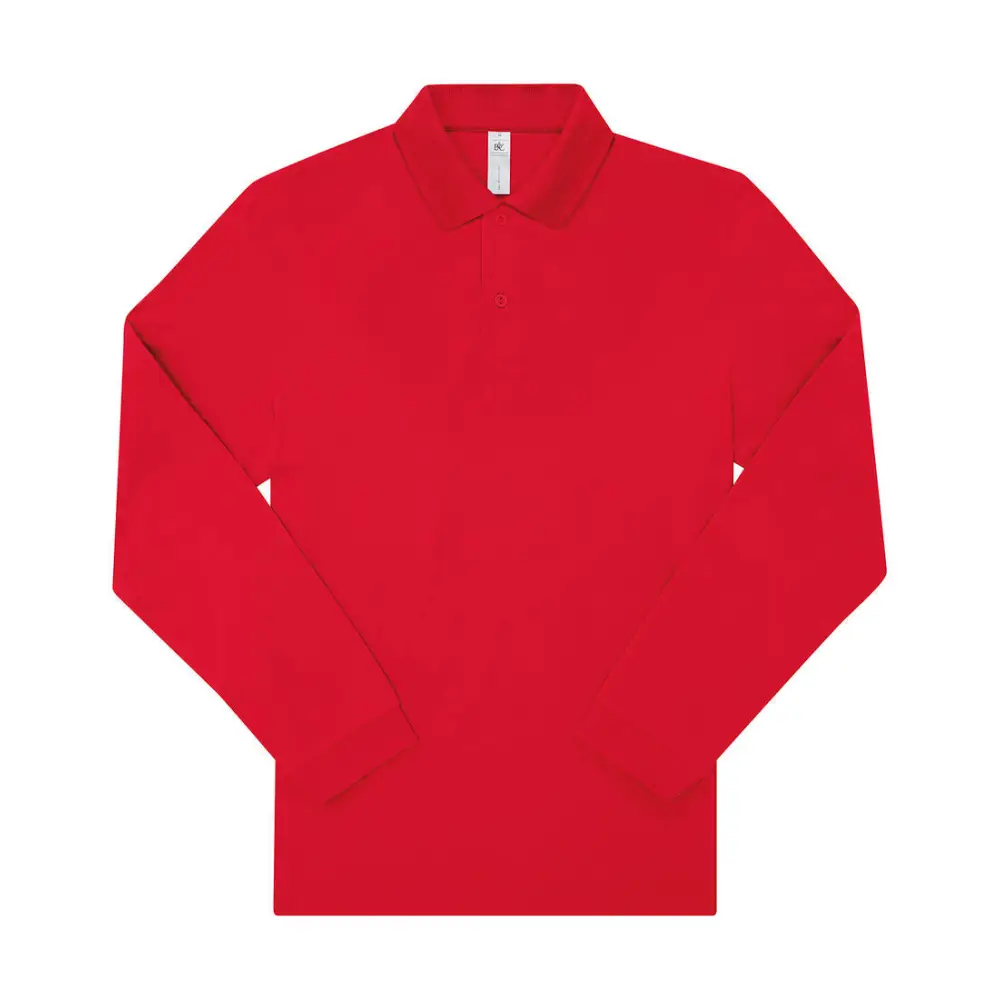 B&C My Polo 180 LSL - Red / S