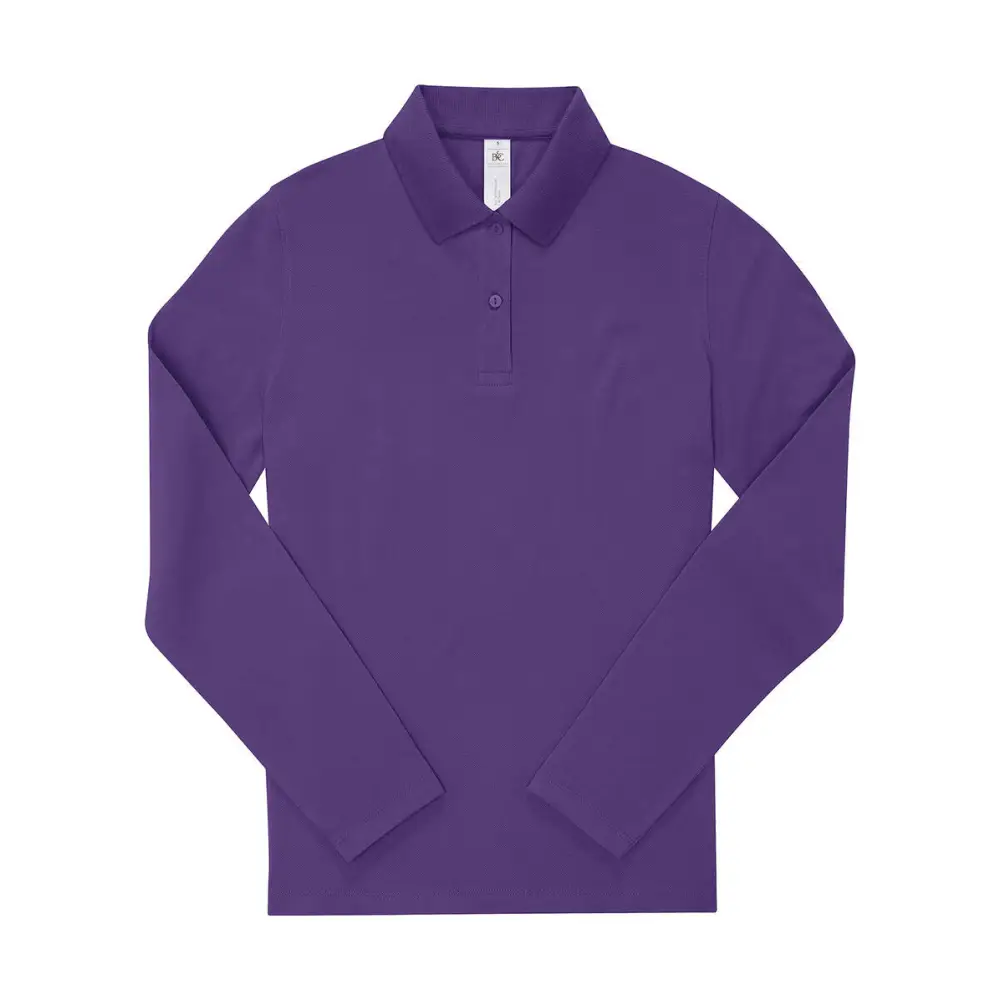 B&C My Polo 180 LSL /Women - Meta Lilac / XS
