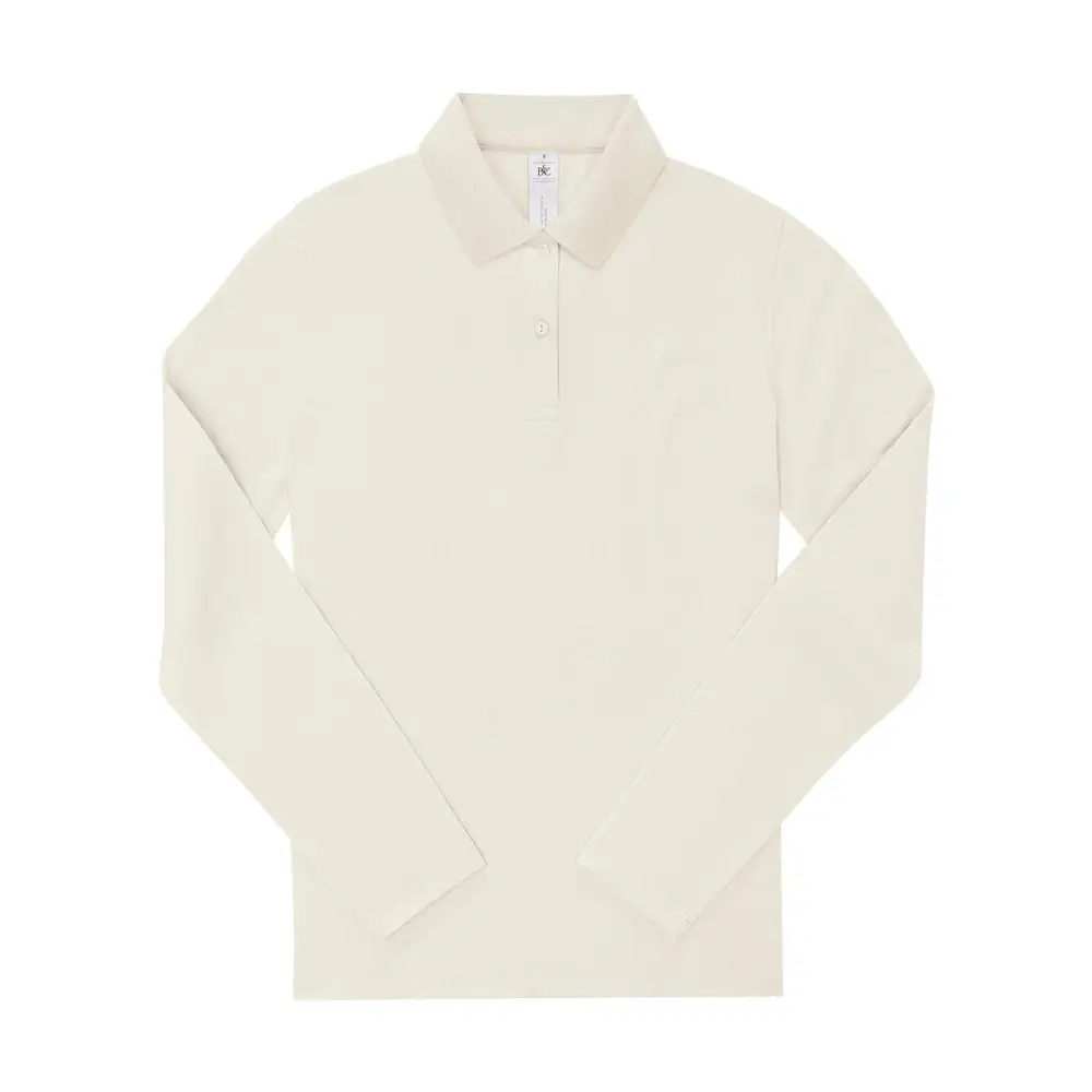 B&C My Polo 180 LSL /Women - Off White / XS