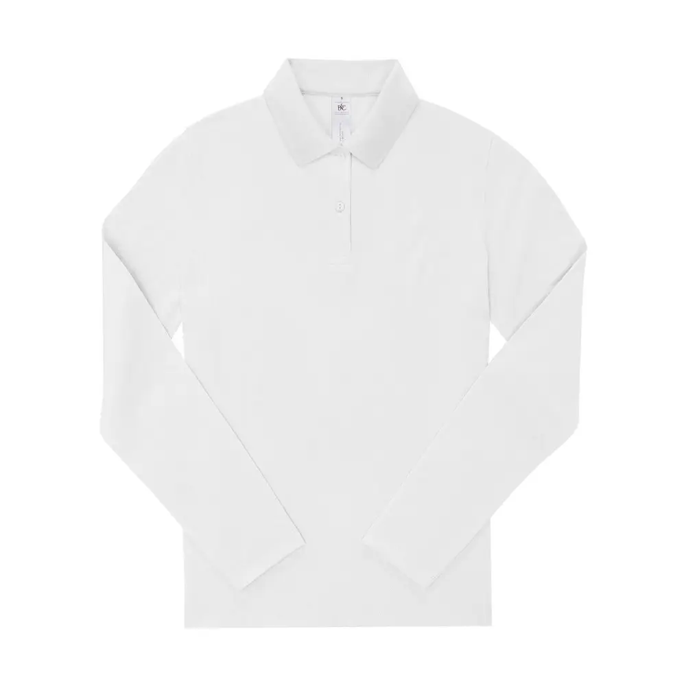 B&C My Polo 180 LSL /Women - White / XS