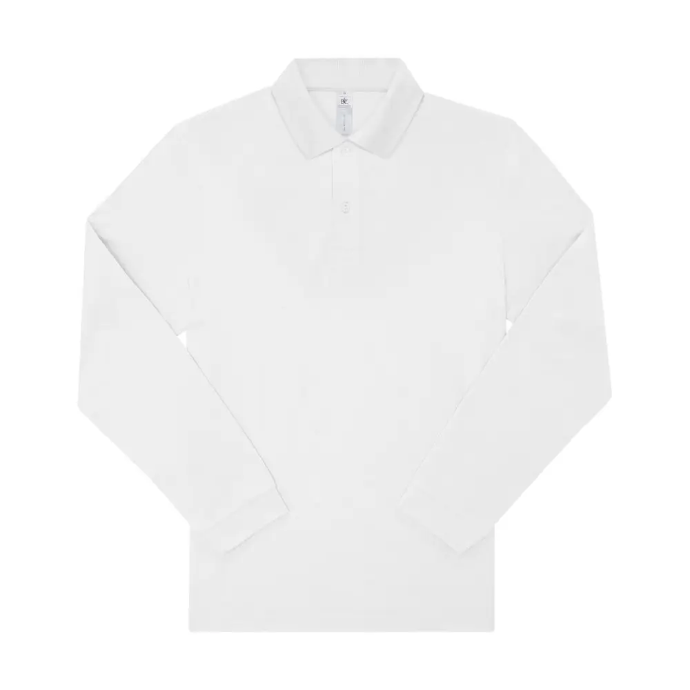 B&C My Polo 210 LSL - White / S