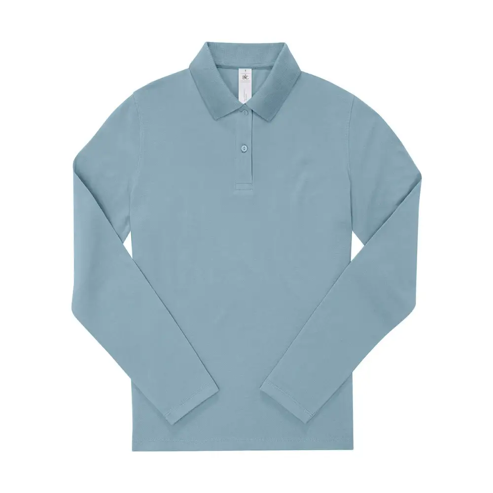 B&C My Polo 210 LSL /Women - Amalfi Blue / XS
