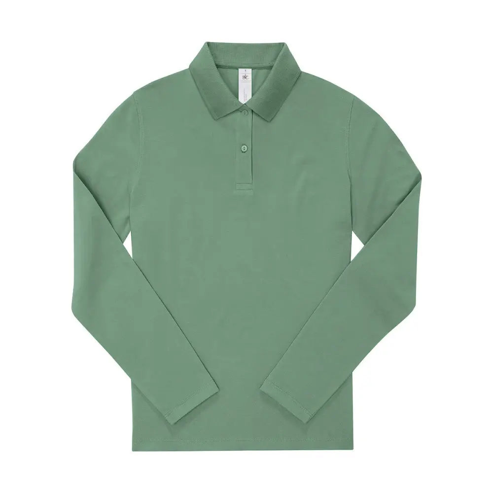 B&C My Polo 210 LSL /Women - Amalfi Green / XS