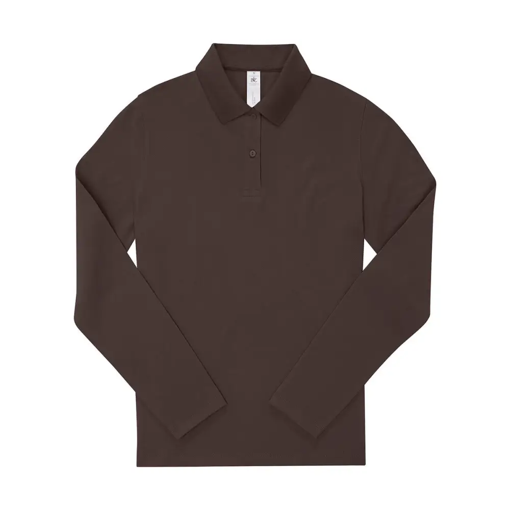 B&C My Polo 210 LSL /Women - Roasted Coffee / XS