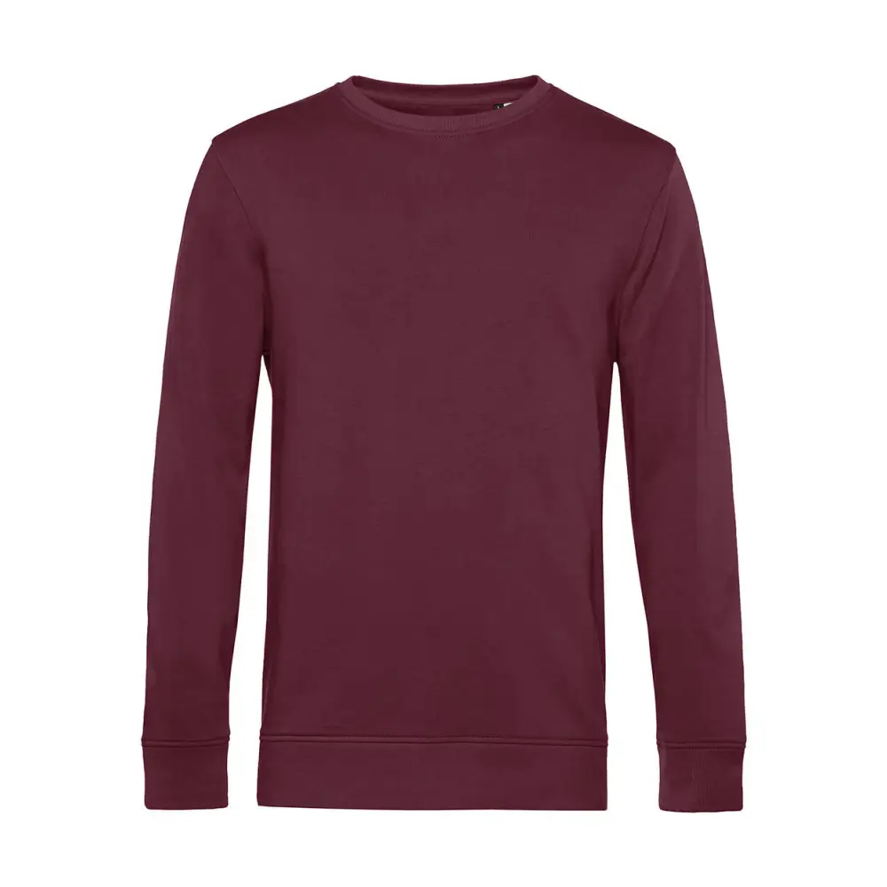 B&C Organic Inspire Crew Neck - Burgundy / XS