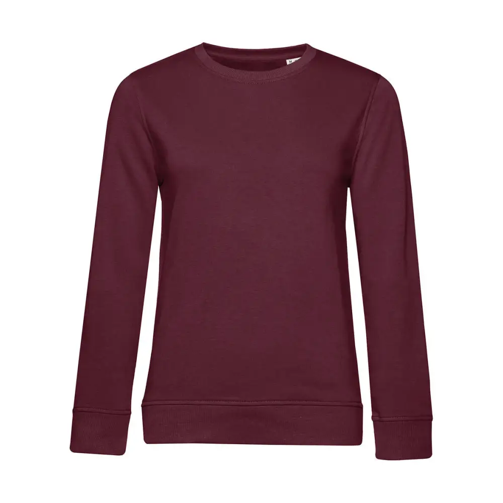 B&C Organic Inspire Crew Neck /women - Burgundy / XS
