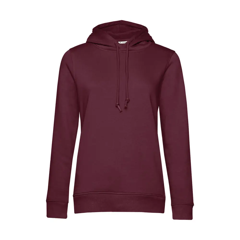 B&C Organic Inspire Hooded /women - Burgundy / XS
