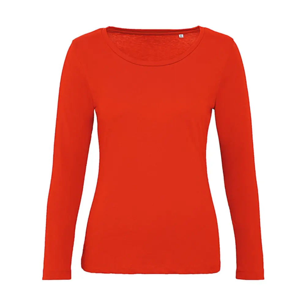 B&C Organic Inspire LSL T /women - Fire Red / XS