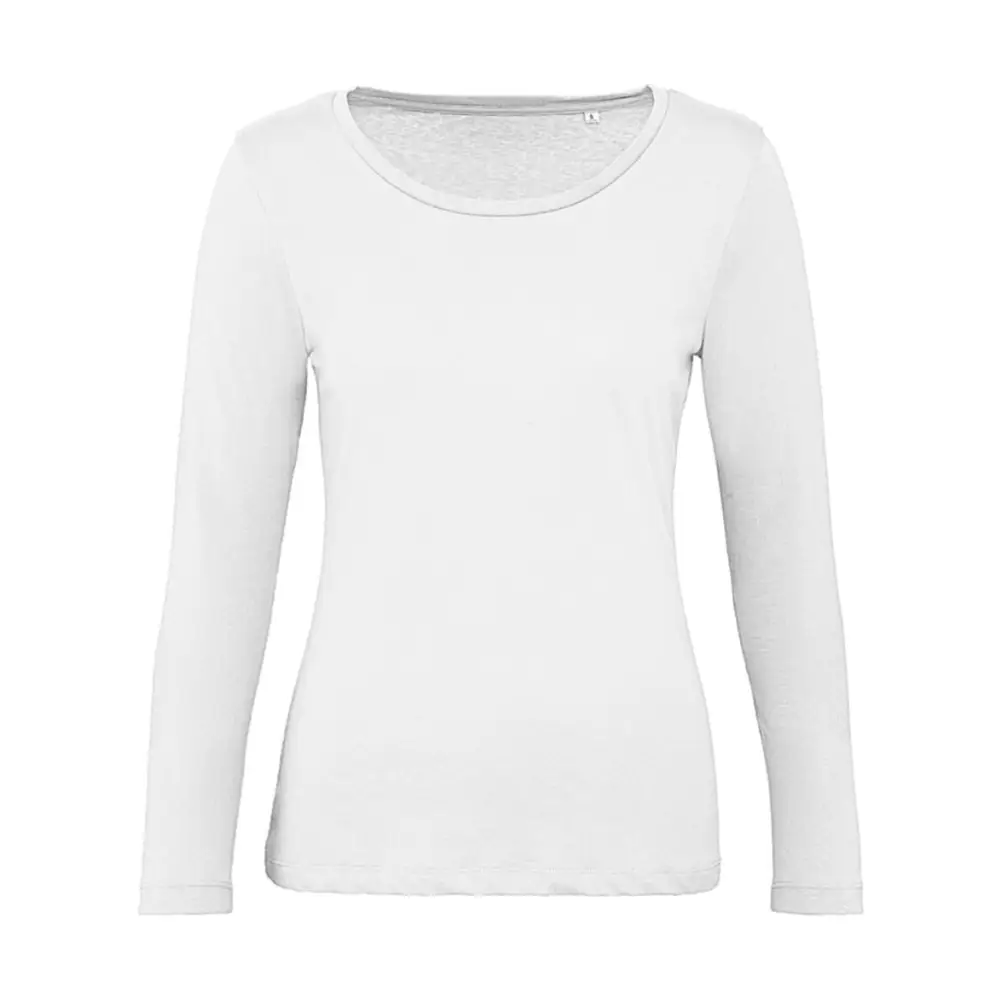 B&C Organic Inspire LSL T /women - White / XS
