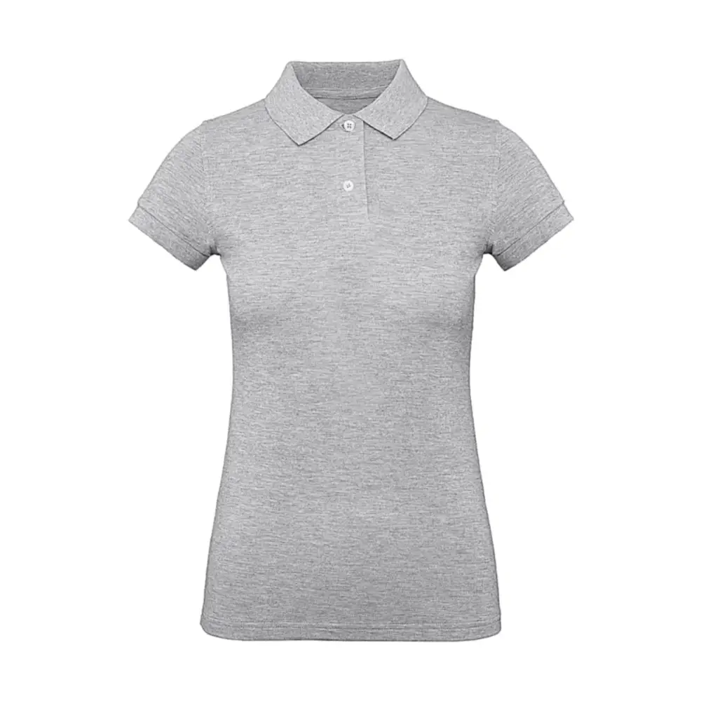 B&C Organic Inspire Polo /women - Heather Grey / XS