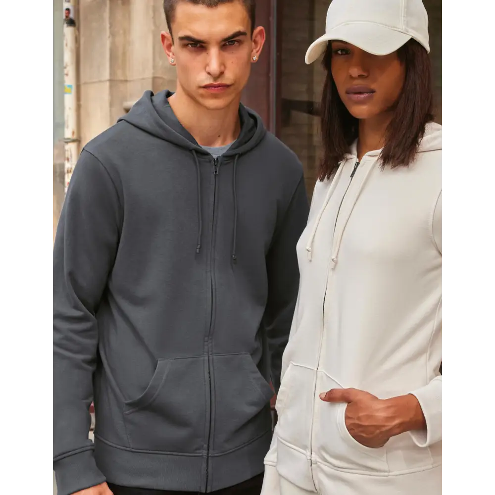 B&C Organic Inspire Zipped Hood