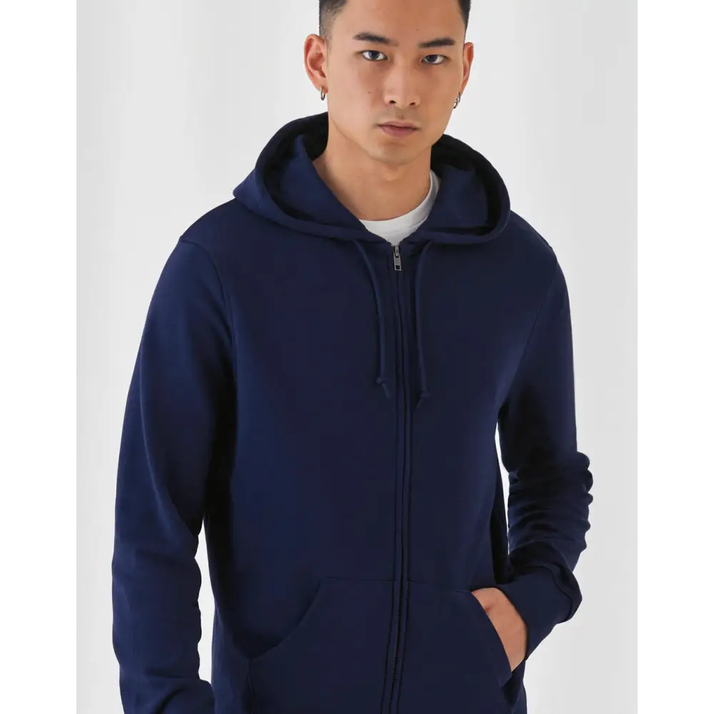 B&C Organic Inspire Zipped Hood