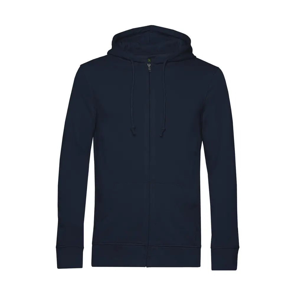 B&C Organic Inspire Zipped Hood - Navy / XS