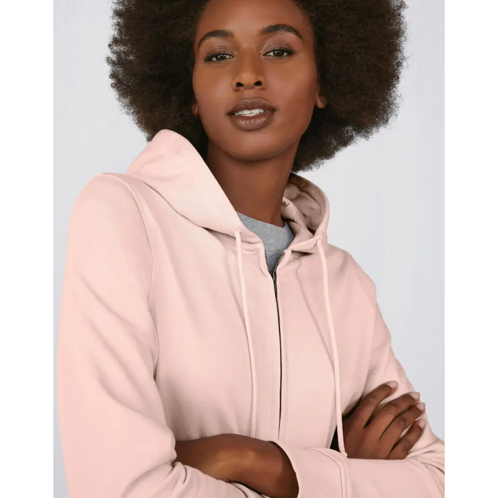 B&C Organic Inspire Zipped Hood /women