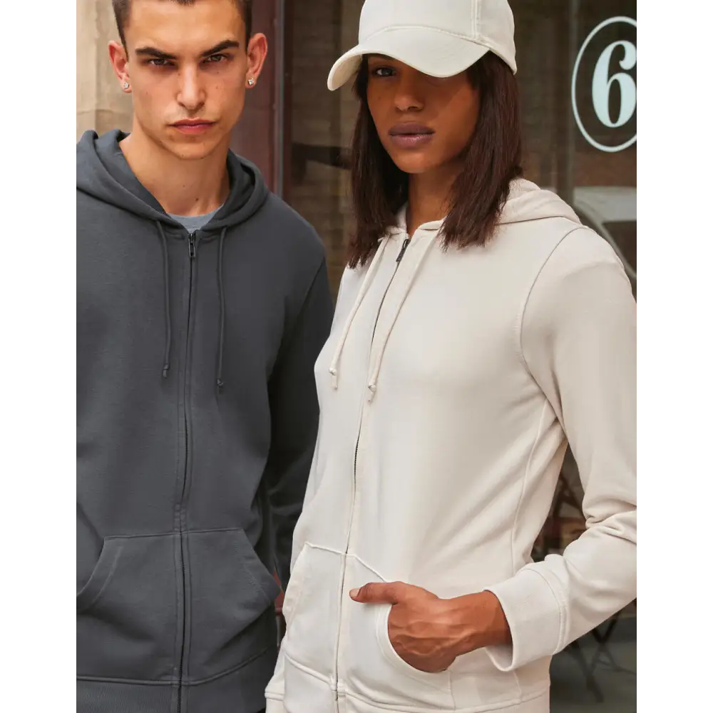 B&C Organic Inspire Zipped Hood /women