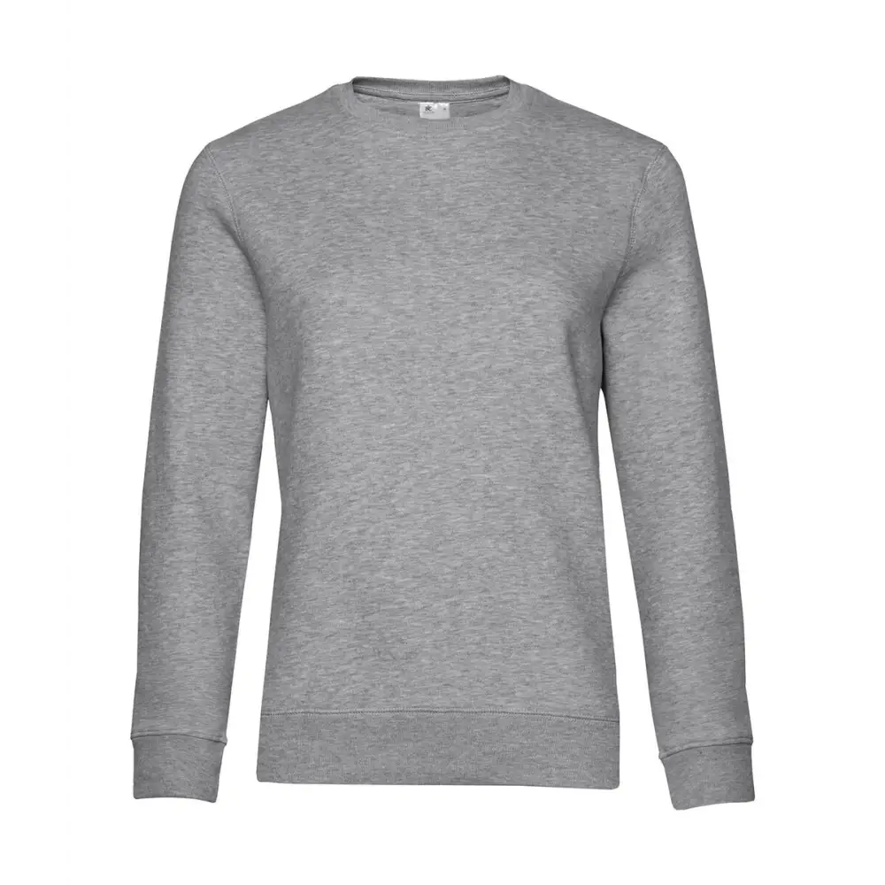 B&C QUEEN Crew Neck - Heather Grey / XS