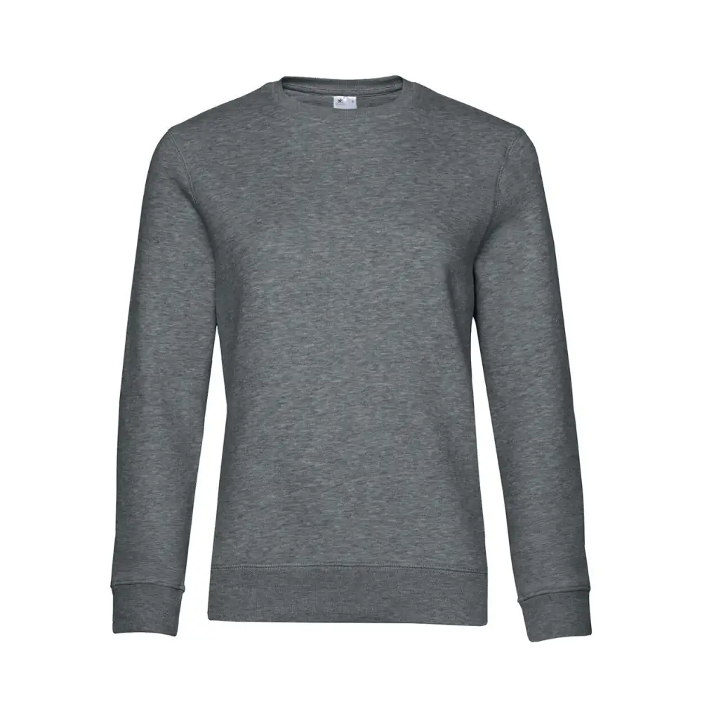B&C QUEEN Crew Neck - Heather Mid Grey / XS