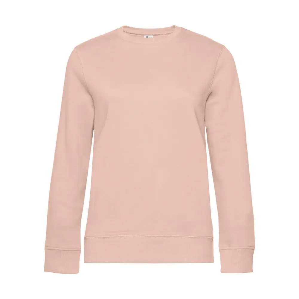 B&C QUEEN Crew Neck - Soft Rose / XS