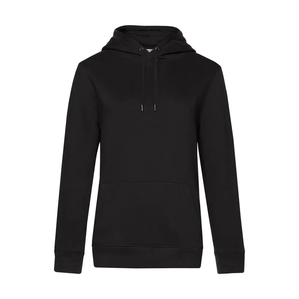 B&C QUEEN Hooded - Black Pure / XS