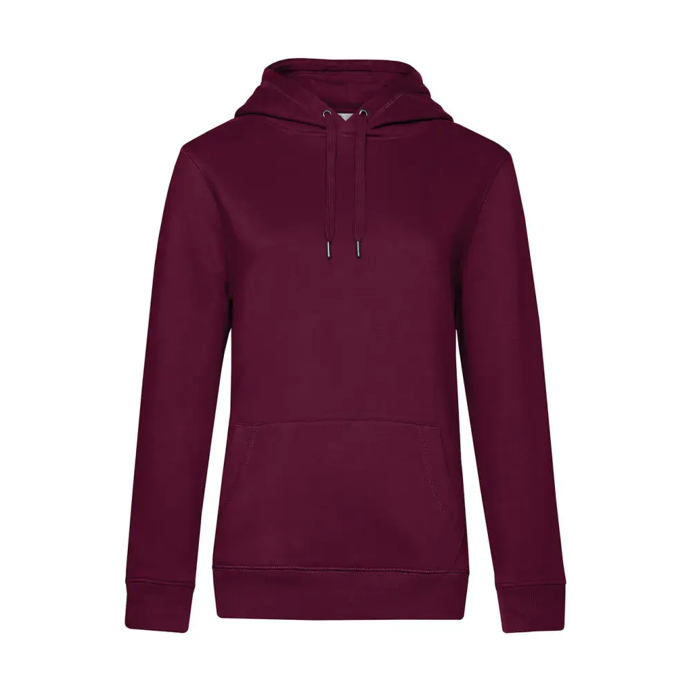 B&C QUEEN Hooded - Dark Cherry / XS