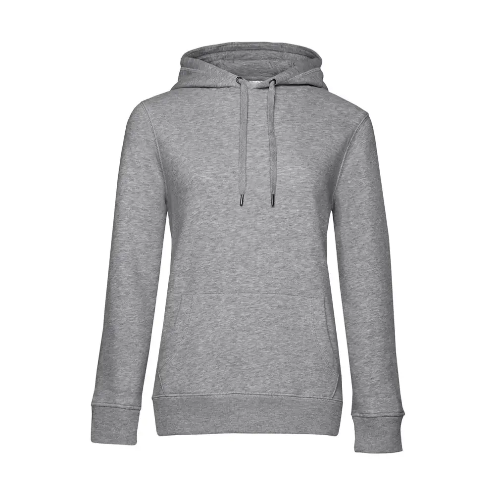 B&C QUEEN Hooded - Heather Grey / XS