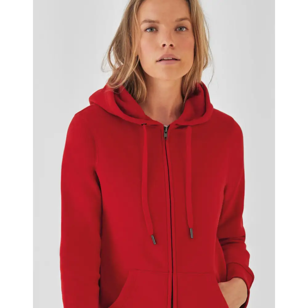 B&C QUEEN Zipped Hood