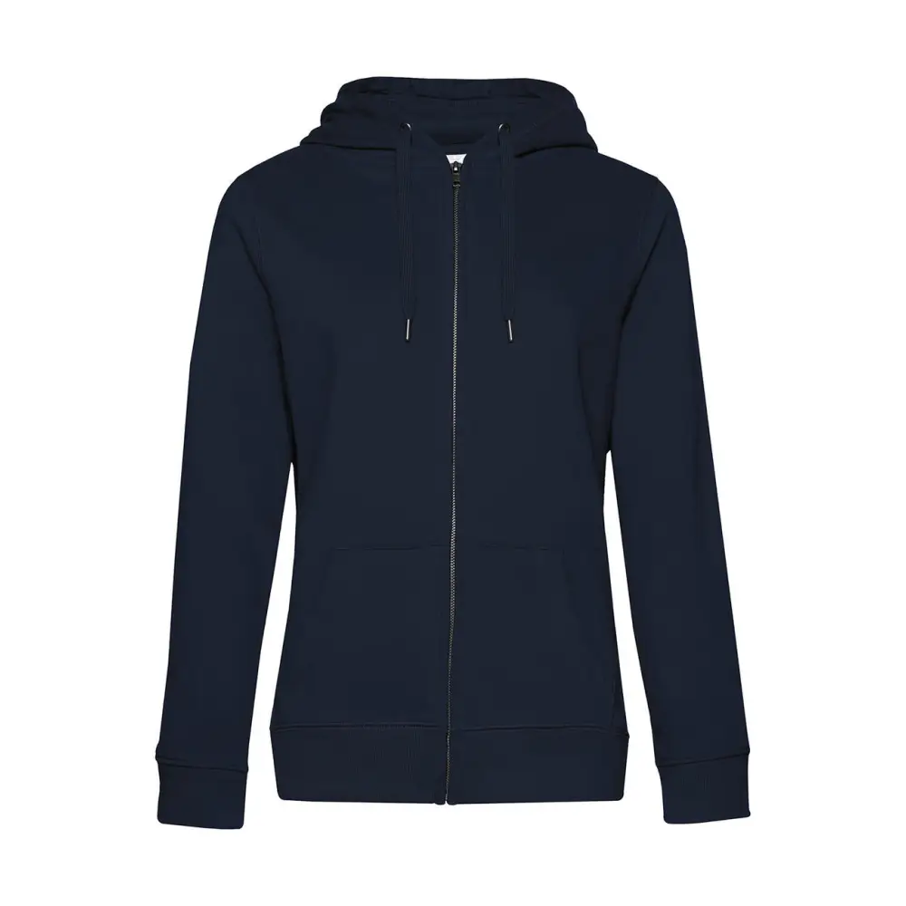 B&C QUEEN Zipped Hood - Navy / XS