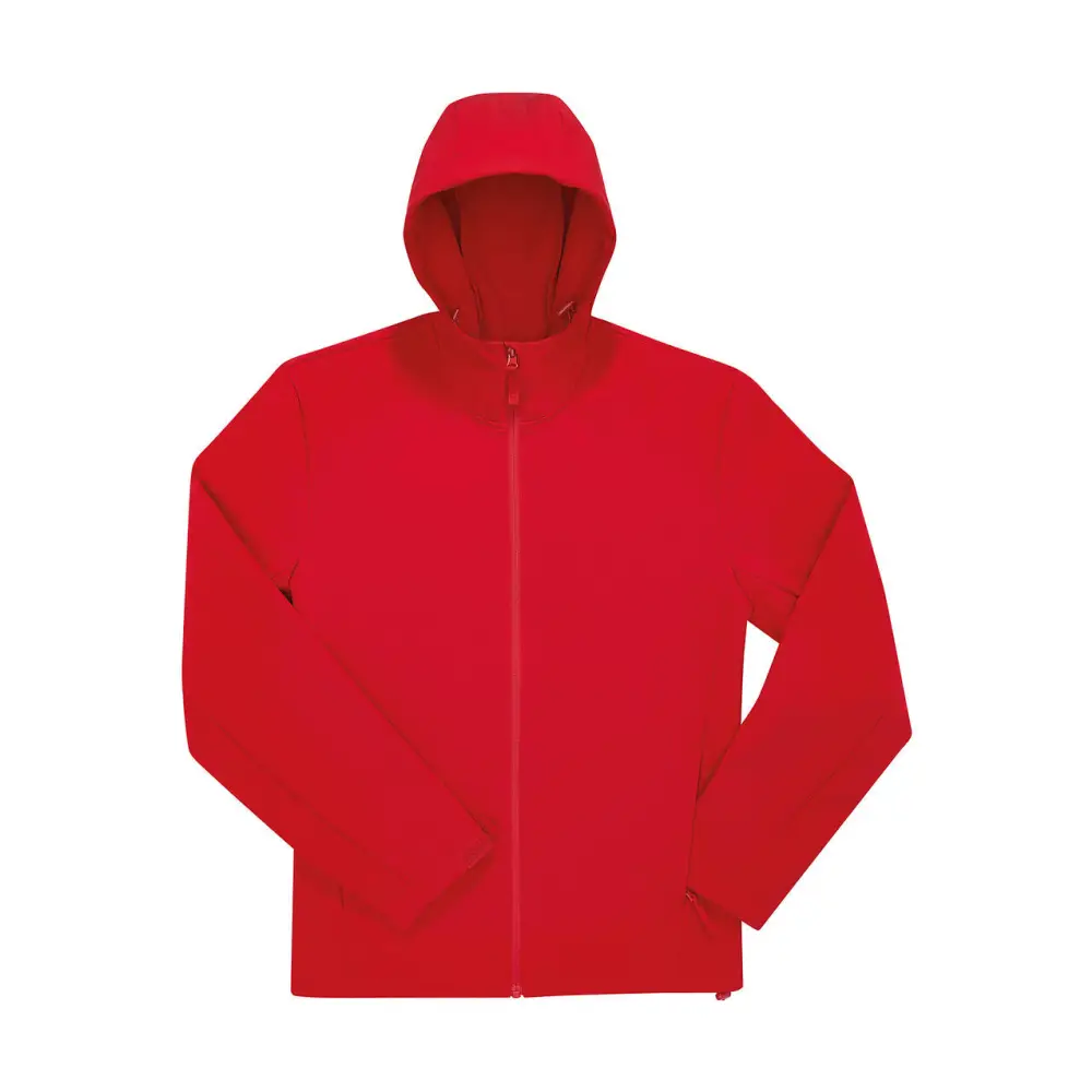 B&C Reset 3Lr Hooded Softshell - Red / XS
