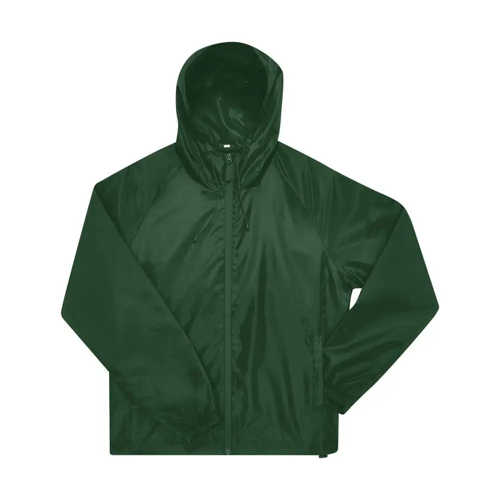 B&C #Reset Windbreaker - Bottle Green / XS