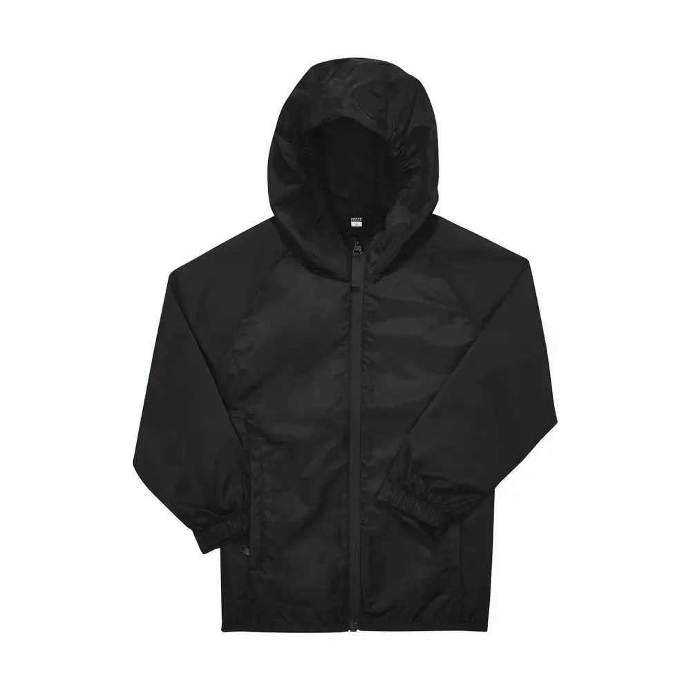 B&C #Reset Windbreaker /kids - Black / 5/6 (110/116)