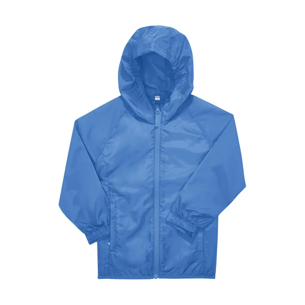 B&C #Reset Windbreaker /kids - Lake Blue / 5/6 (110/116)