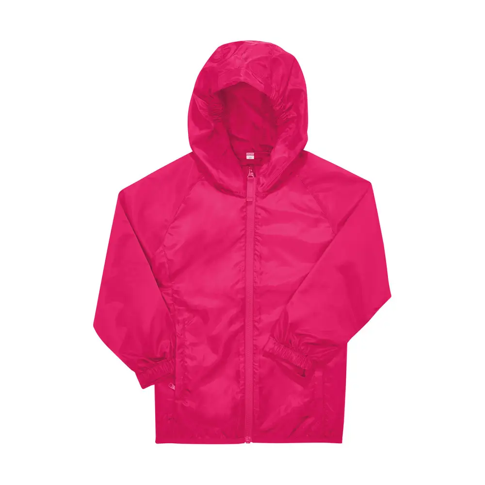 B&C #Reset Windbreaker /kids - Magenta Pink / 5/6 (110/116)